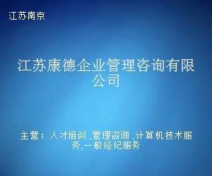 江蘇康德企業(yè)管理咨詢 專業(yè)驅(qū)動(dòng)，賦能江蘇信息技術(shù)咨詢服務(wù)升級